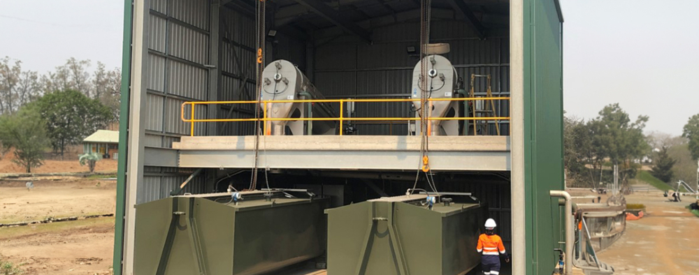 Complete Inlet Works Solution for Muswellbrook RWTW - Hydroflux